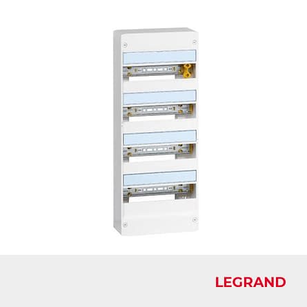 Coffret électrique DRIVIA 13 modules 4 rangées Legrand Réf 401214