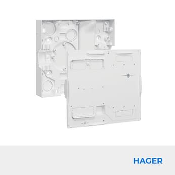 HAGER - Bloc de commande prof. 45mm - Réf GA01E