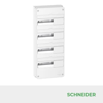 Coffret électrique Schneider RESI9 13 modules 4 rangées Réf R9H13404